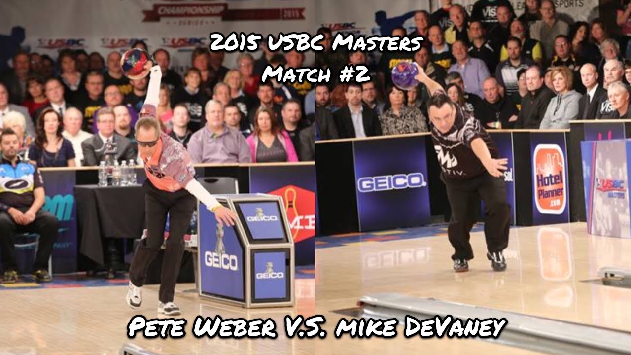 Mike DeVaney demonstrating PBA Tour approach timing and release